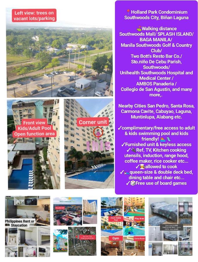 Budget Accommodation Holland Park Condominium Southwoods Binan Laguna Jalang Luaran gambar